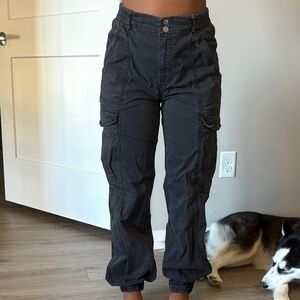 Garage Charcoal Cargo Pants